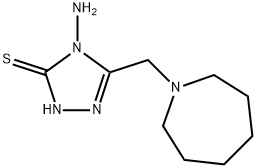4-Amino-5-(azepan-1-ylmethyl)-4H-1,2,4-triazole-3-thiol Structure