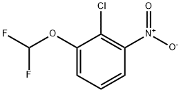 2-Chloro-1-(difluoromethoxy)-3-nitro-benzene 结构式