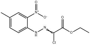 Ethyl chloro[2-(4-methyl-2-nitrophenyl)hydrazono]acetate Structure