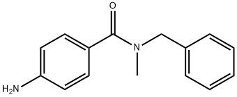 4-氨基-N-苄基-N-甲基苯甲酰胺 结构式