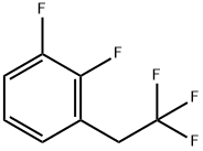 1,2-ジフルオロ-3-(2,2,2-トリフルオロエチル)ベンゼン 化学構造式