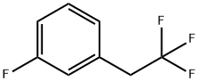 1-フルオロ-3-(2,2,2-トリフルオロエチル)ベンゼン 化学構造式