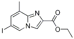 ethyl 6-iodo-8-methylimidazo[1,2-a]pyridine-2-carboxylate Structure