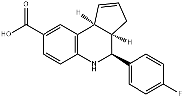 (3aR,4S,9bS)-4-(4-fluorophenyl)-3a,4,5,9b-tetrahydro-3H-cyclopenta[c]quinoline-8- Structure