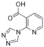 2-(4H-1,2,4-Triazol-4-yl)nicotinic acid Struktur