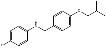 1040687-35-1 4-Fluoro-N-(4-isobutoxybenzyl)aniline