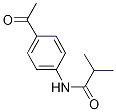 N-(4-Acetylphenyl)-2-methylpropanamide Struktur
