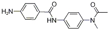 N-{4-[Acetyl(methyl)amino]phenyl}-4-aminobenzamide Structure