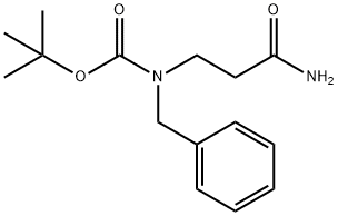 tert-Butyl 3-amino-3-oxopropyl(benzyl)carbamate Structure