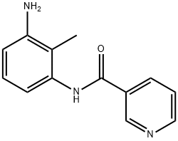 N-(3-amino-2-methylphenyl)nicotinamide Structure