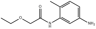 N-(5-アミノ-2-メチルフェニル)-2-エトキシアセトアミド 化学構造式