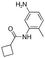 N-(5-アミノ-2-メチルフェニル)シクロブタンカルボキサミド 化学構造式