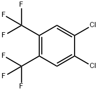 1,2-Dichloro-4,5-bis-(trifluoromethyl)benzene Structure