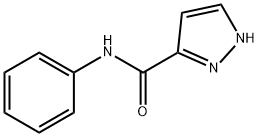 N-苯基-2H-吡唑-3-甲酰胺, 124828-46-2, 结构式