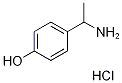 4-(1-aminoethyl)phenol hydrochloride Structure
