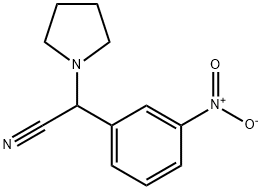 (3-nitrophenyl)(pyrrolidin-1-yl)acetonitrile Structure