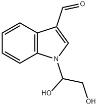 1-(1,2-dihydroxyethyl)-1H-indole-3-carbaldehyde Structure
