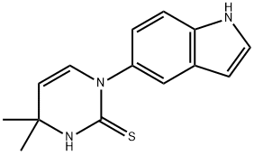 1-(1H-indol-5-yl)-4,4-dimethyl-1,4-dihydropyrimidine-2-thiol|1-(1H-吲哚-5-基)-4,4-二甲基-1,4-二氢嘧啶-2-硫醇