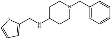 1-benzyl-N-(thien-2-ylmethyl)piperidin-4-amine Structure