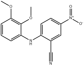 2-[(2,3-dimethoxyphenyl)amino]-5-nitrobenzonitrile Structure