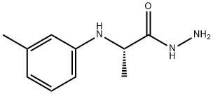 2-[(3-methylphenyl)amino]propanohydrazide Structure