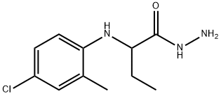 2-[(4-chloro-2-methylphenyl)amino]butanohydrazide Structure