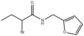 2-bromo-N-(2-furylmethyl)butanamide Structure