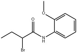 2-bromo-N-(2-methoxyphenyl)butanamide Struktur