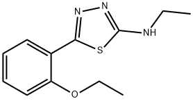 5-(2-ethoxyphenyl)-N-ethyl-1,3,4-thiadiazol-2-amine Structure