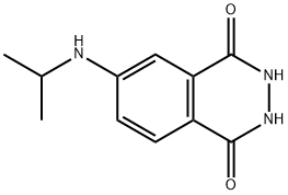 6-(isopropylamino)-2,3-dihydrophthalazine-1,4-dione Structure