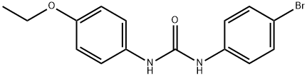 N-(4-bromophenyl)-N'-(4-ethoxyphenyl)urea Structure