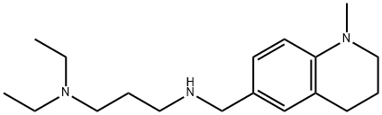 N,N-diethyl-N'-[(1-methyl-1,2,3,4-tetrahydroquinolin-6-yl)methyl]propane-1,3-diamine Structure
