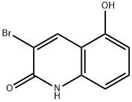 3-Bromo-5-hydroxy-2(1H)-quinolinone Structure