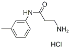 3-Amino-N-(3-methylphenyl)propanamidehydrochloride Struktur