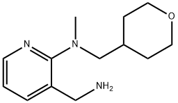N-[3-(Aminomethyl)-2-pyridinyl]-N-methyl-N-(tetrahydro-2H-pyran-4-ylmethyl)amine Structure