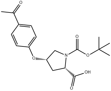 1266111-75-4 (2S,4S)-4-(4-Acetylphenoxy)-1-(tert-butoxy-carbonyl)-2-pyrrolidinecarboxylic acid