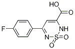 5-(4-Fluoro-phenyl)-1,1-dioxo-1,2-dihydro-1lambda*6*-[1,2,6]thiadiazine-3-carboxylic acid