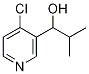 1-(4-Chloro-3-pyridinyl)-2-methyl-1-propanol Struktur