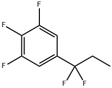 5-(1,1-Difluoropropyl)-1,2,3-trifluorobenzene Structure