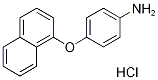 4-(1-ナフチルオキシ)アニリン塩酸塩 化学構造式