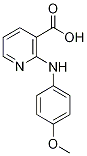 2-(4-Methoxy-phenylamino)-nicotinic acid Struktur