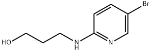 3-[(5-Bromo-2-pyridinyl)amino]-1-propanol Structure