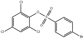 2,4,6-Trichlorophenyl 4-bromobenzenesulfonate,934986-62-6,结构式