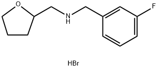(3-Fluoro-benzyl)-(tetrahydro-furan-2-ylmethyl)-amine hydrobromide Structure