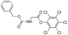 苄氧基羰基氨基-乙酸五氯苯酯, , 结构式