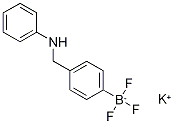 [4-(苯基氨甲基)苯基]三氟硼酸钾,,结构式