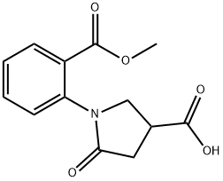 39629-93-1 1-[2-(甲氧羰基)苯基]-5-氧代吡咯烷-3-羧酸