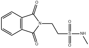 2-(1,3-二氧代-1,3-二氢-2H-异吲哚-2-基)-N-甲基乙基磺酰胺,81428-01-5,结构式