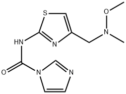 Imidazole-1-carboxylic acid {4-[(methoxy-methyl-amino)-methyl]-thiazol-2-yl}-amide Struktur