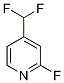 2-Fluoro-4-(difluoromethyl)pyridine Struktur